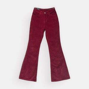 Qazel Vorrlon Burgundy Corduroy Trousers